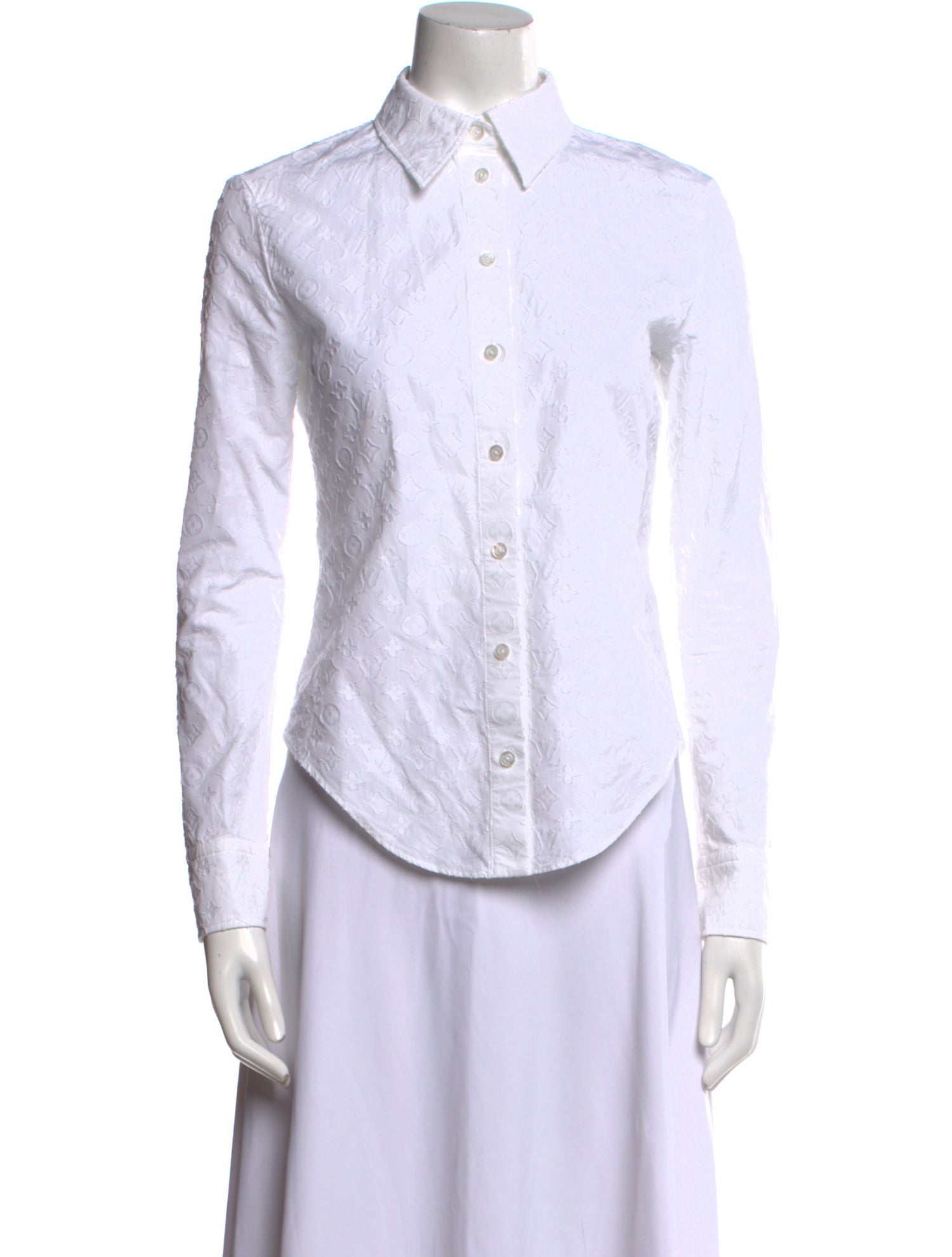 Louis Vuitton 2019 Long Sleeve Button-Up Top