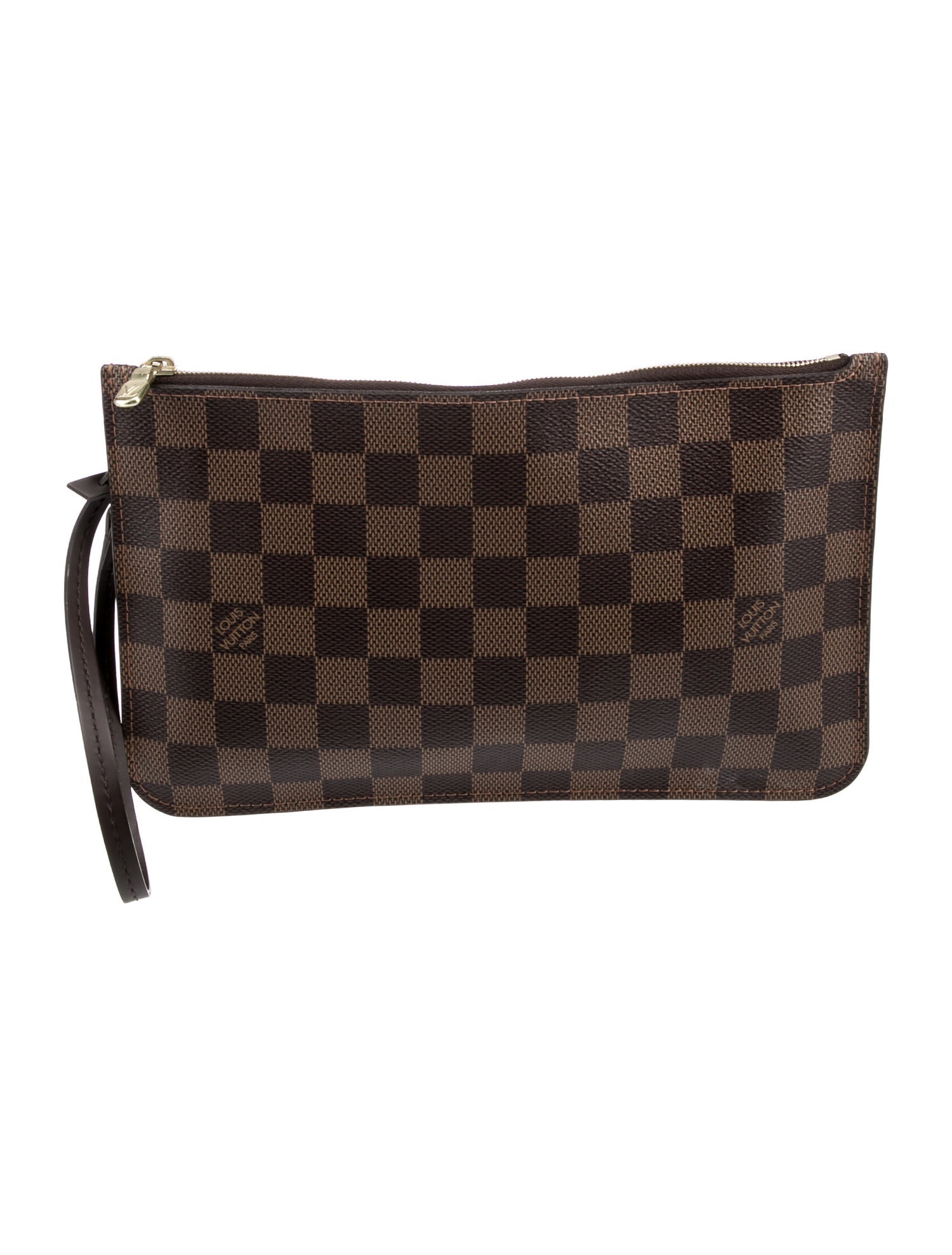 Louis Vuitton Damier Ebene Neverfull Pouch