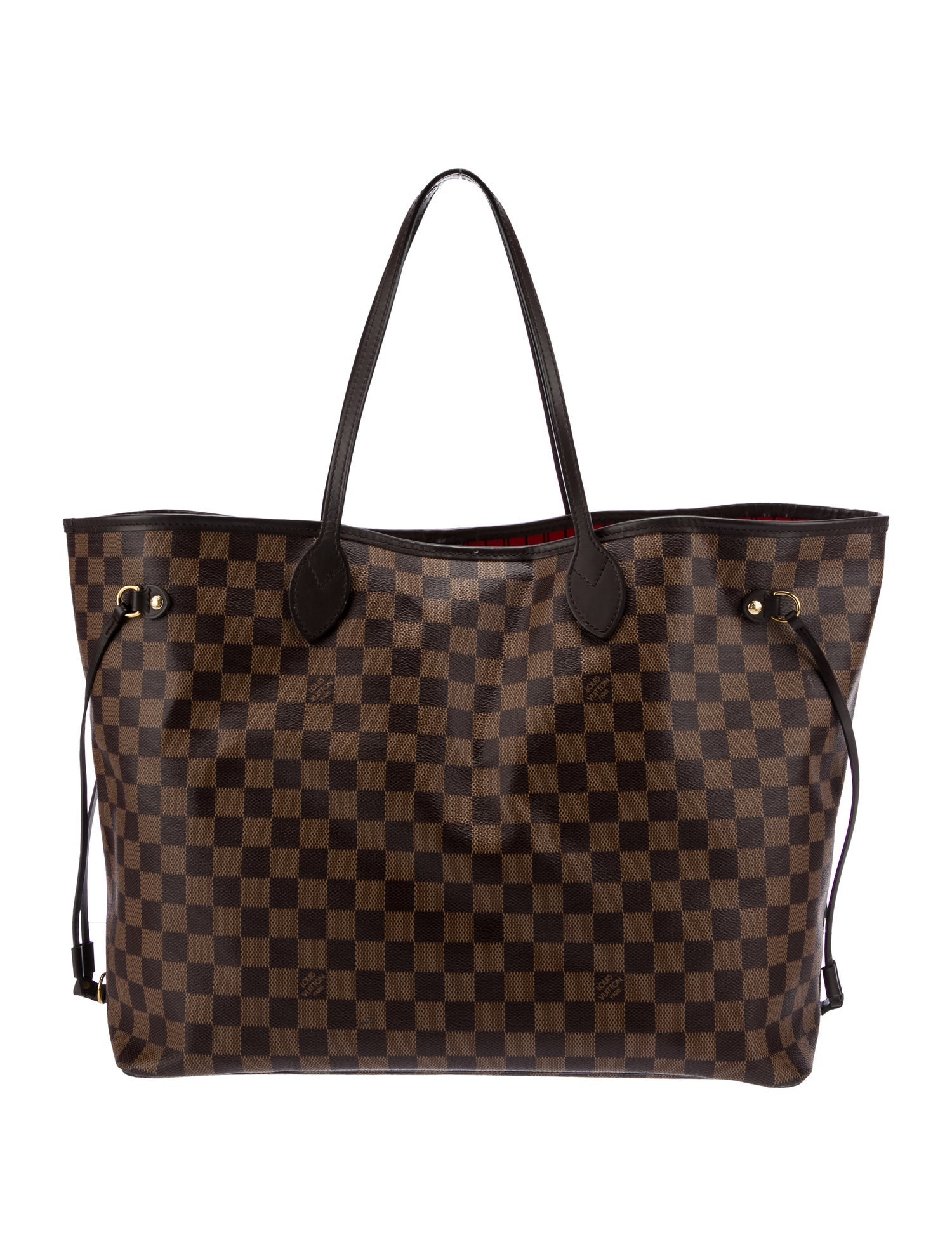 Louis Vuitton Damier Ebene Neverfull w/Pouch GM
