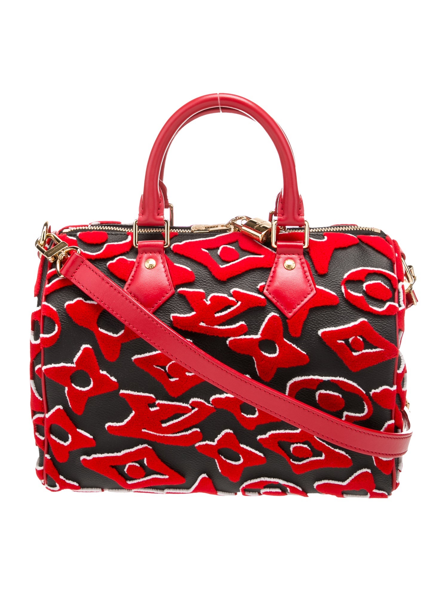 Louis Vuitton x Urs Fischer Coated Canvas Top Handle Bag