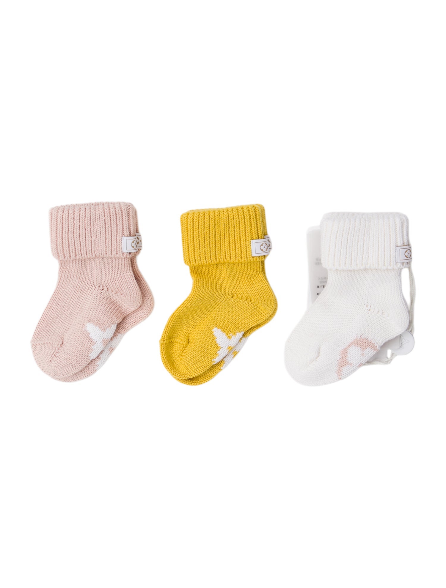 Louis Vuitton Infant Set of 3 Pairs of Socks w/ Tags