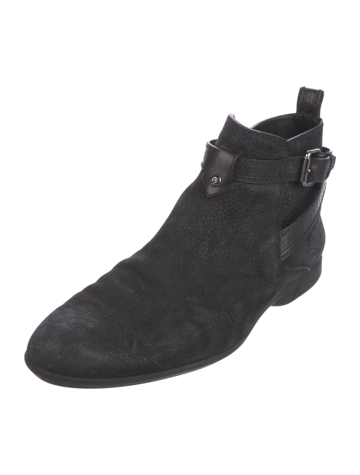 Louis Vuitton Leather Moto Boots