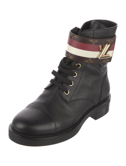 Louis Vuitton 2018 LV Monogram Combat Boots