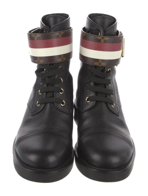 Louis Vuitton 2018 LV Monogram Combat Boots