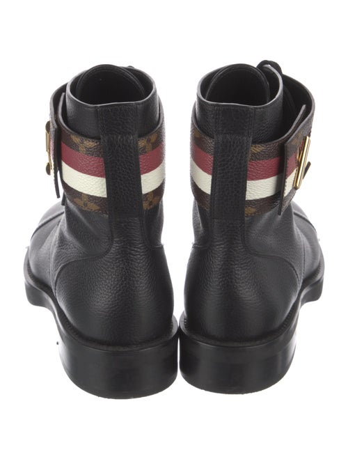 Louis Vuitton 2018 LV Monogram Combat Boots
