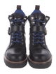 Louis Vuitton LV Monogram Leather Combat Boots