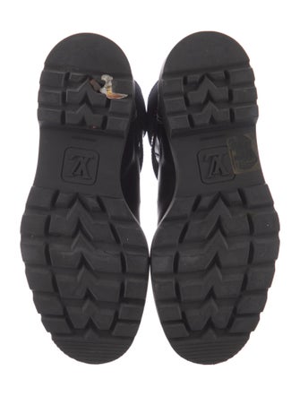 Louis Vuitton LV Monogram Leather Combat Boots