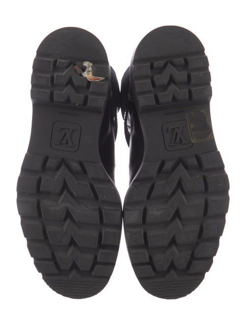Louis Vuitton LV Monogram Leather Combat Boots