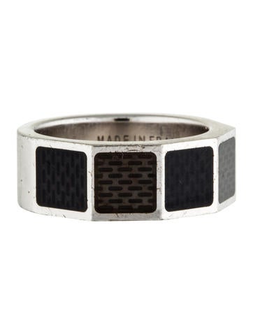 louis vuitton damier 4 graphite ring rings lou111215 the realreal louis vuitton damier 4 graphite ring rings lou111215 the realreal