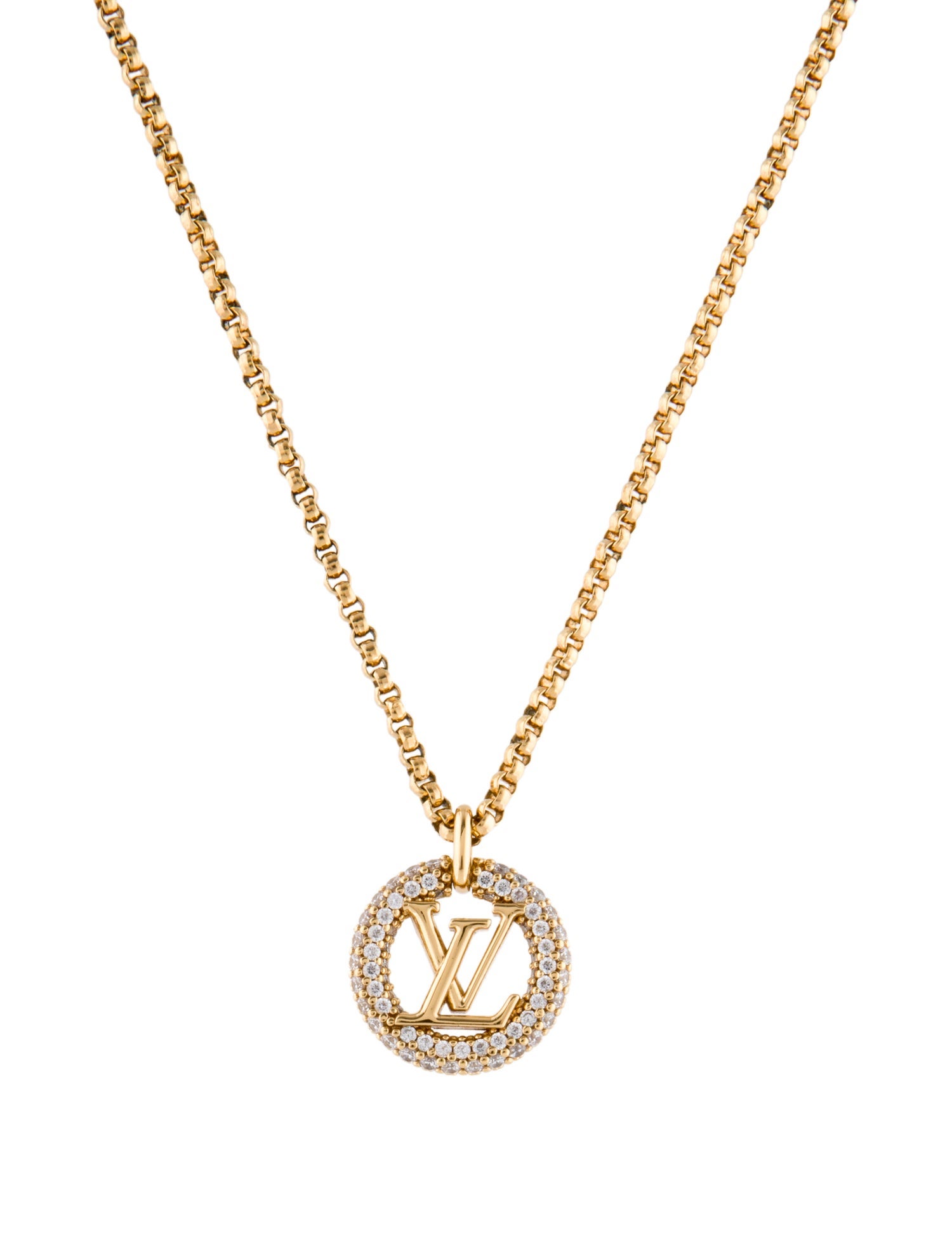 Louis Vuitton Louise by Night Pendant Necklace