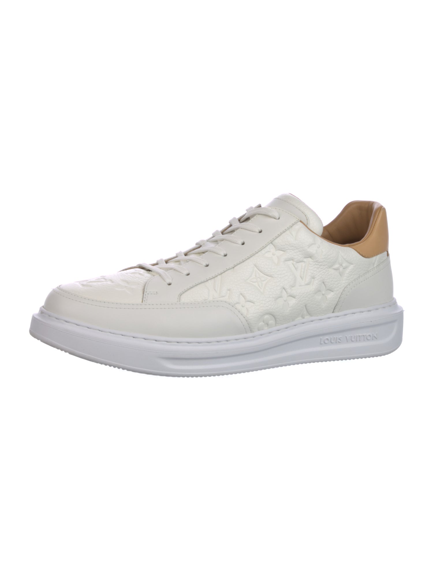Louis Vuitton Monogram Pattern Leather Sneakers