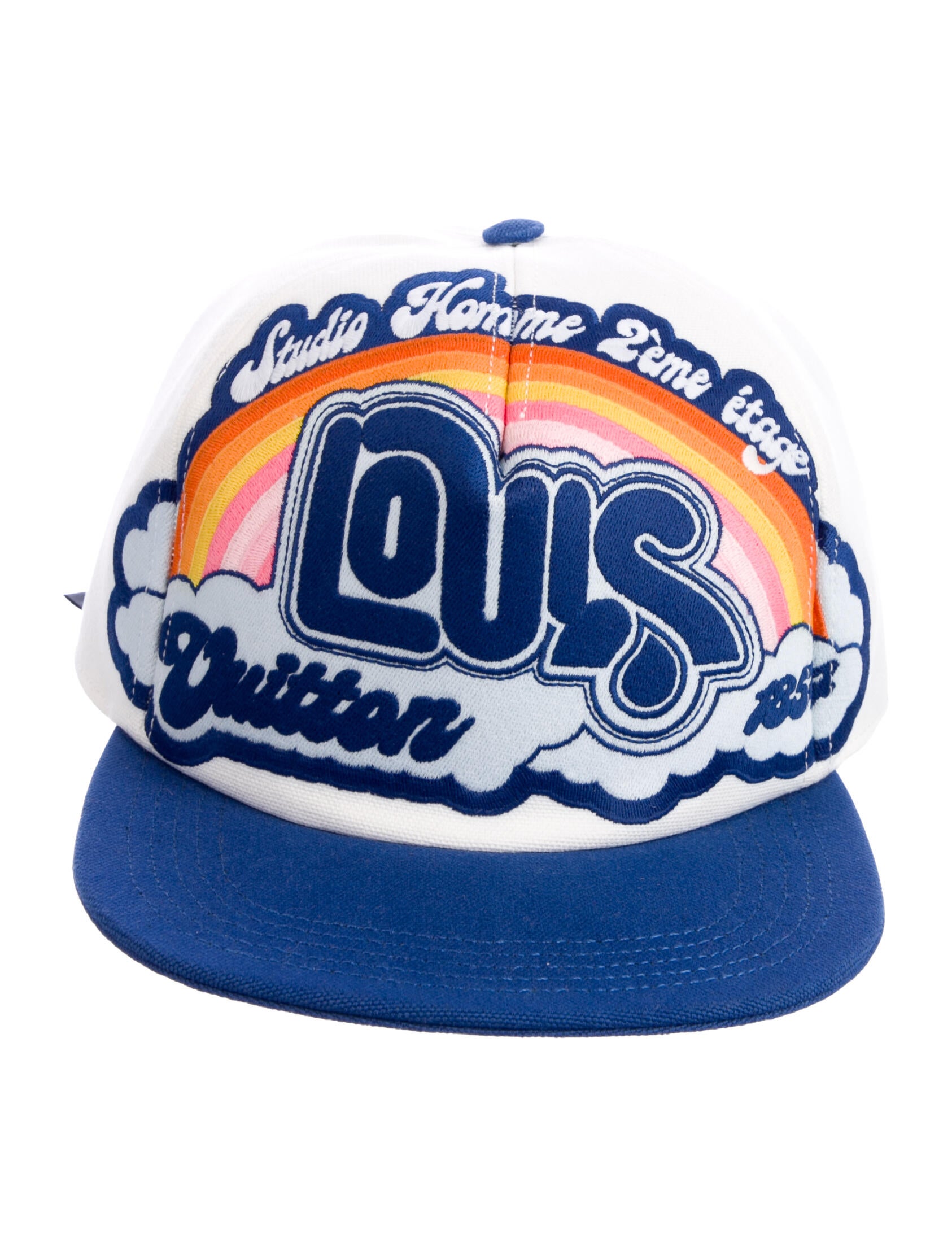 Louis Vuitton Rainbow Leather Strapback Hat