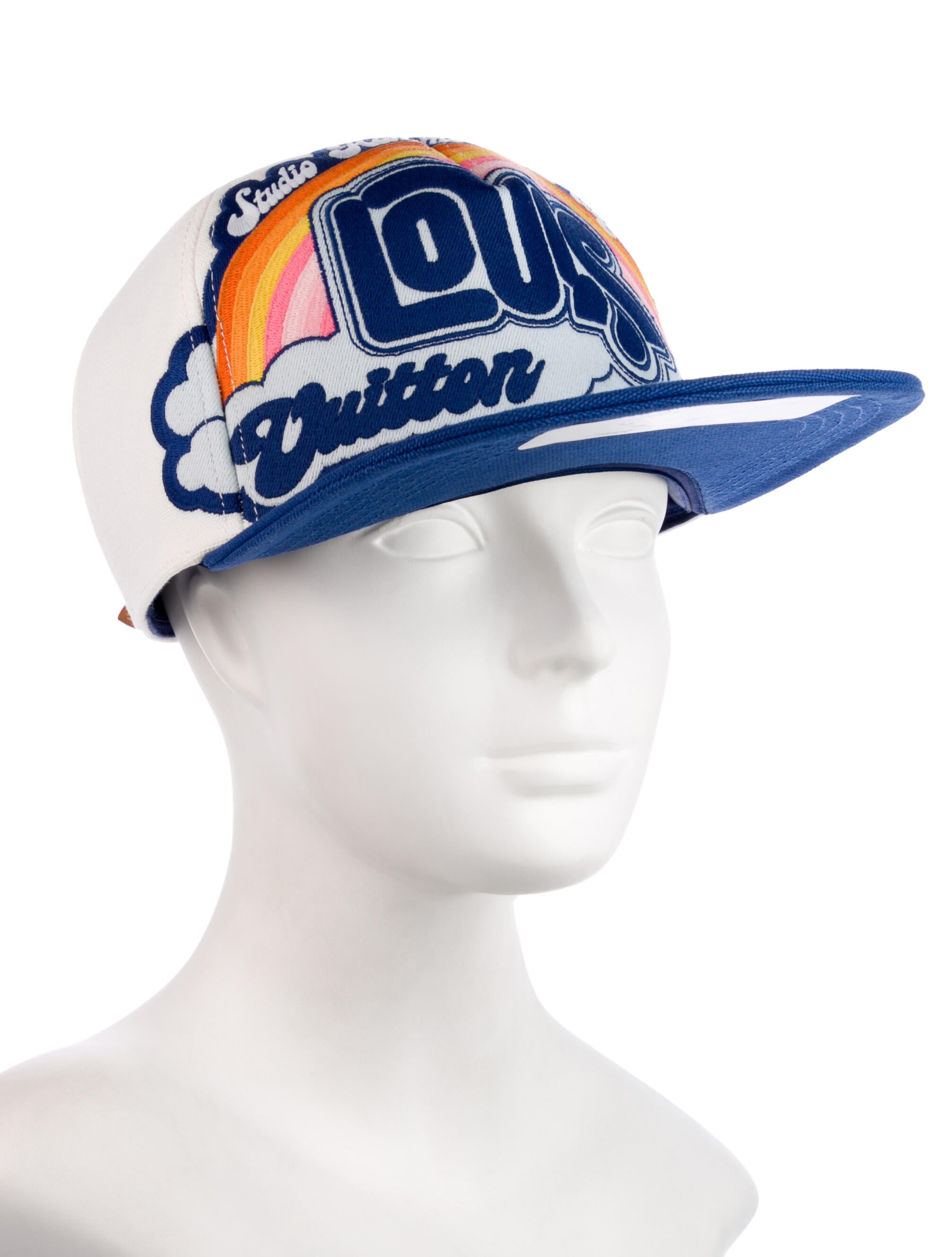 Louis Vuitton Rainbow Leather Strapback Hat