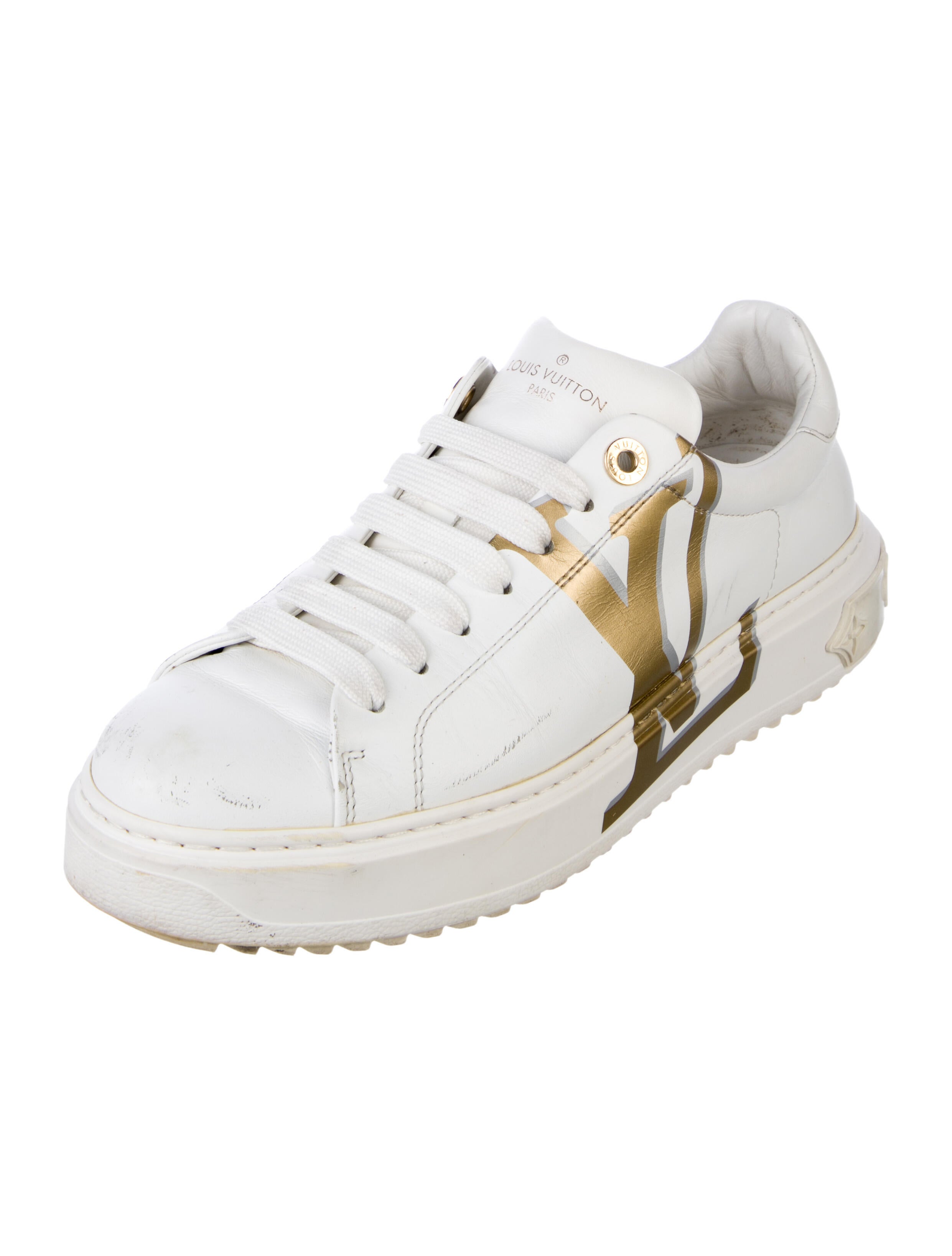 Louis Vuitton LV Monogram Leather Sneakers
