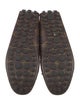 Louis Vuitton LV Monogram Leather Trim Embellishment Loafers