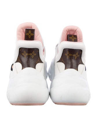 Louis Vuitton LV Monogram Leather Chunky Sneakers