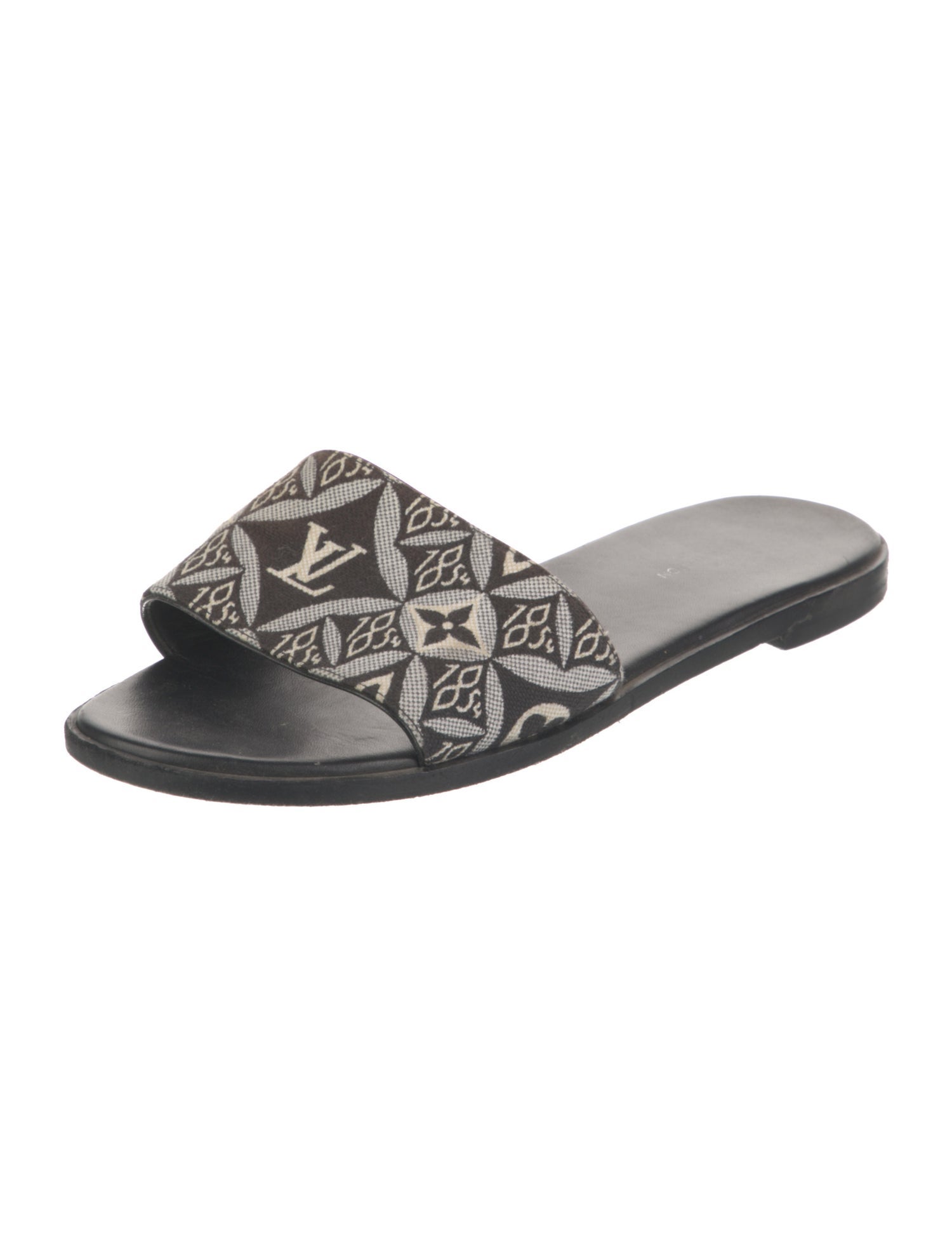 Louis Vuitton LV Monogram Canvas Slides