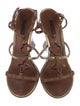 Louis Vuitton Leather T-Strap Sandals