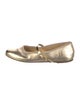 Louis Vuitton Romy Leather Mary Jane Flats