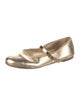 Louis Vuitton Romy Leather Mary Jane Flats