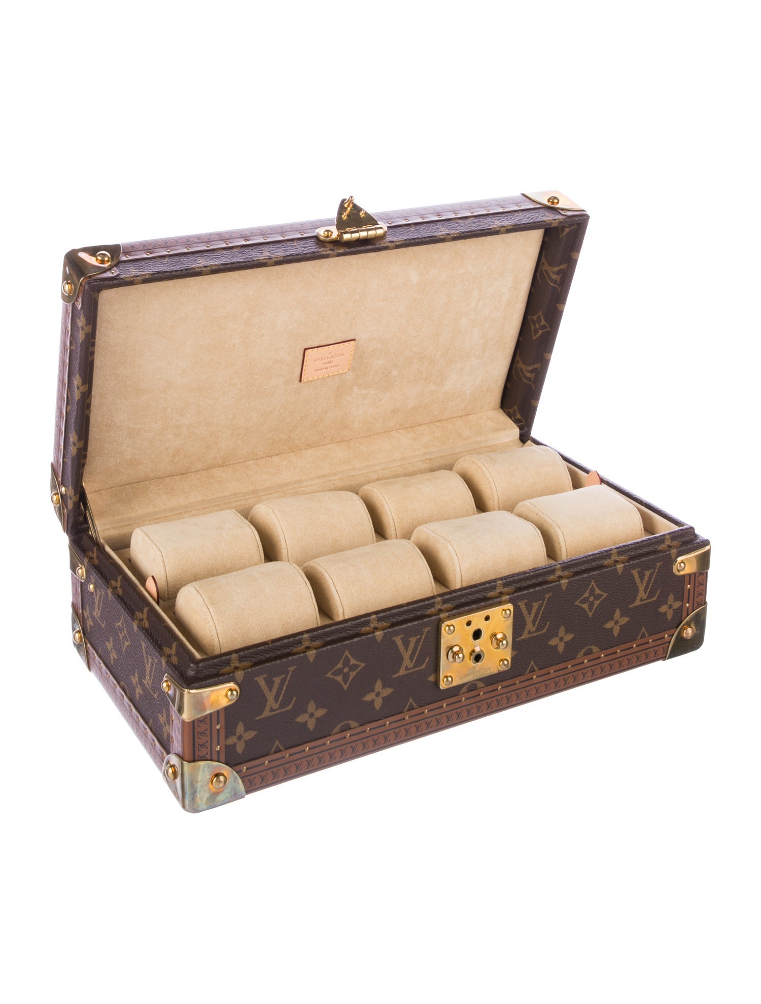 Louis Vuitton Monogram Coffret 8 Montres Watch Storage Trunk