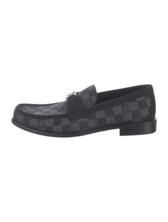 Louis Vuitton Damier Graphite Pattern Canvas Loafers