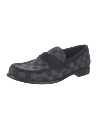 Louis Vuitton Damier Graphite Pattern Canvas Loafers