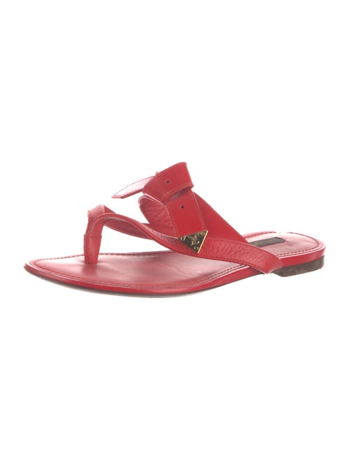 Louis Vuitton Leather Flip Flops