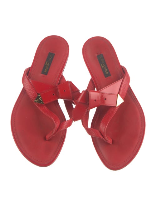 Louis Vuitton Leather Flip Flops