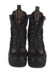 Louis Vuitton LV Monogram Suede Combat Boots