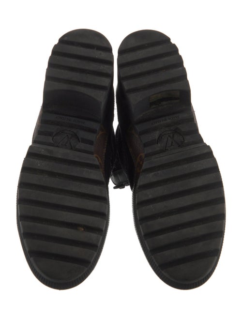 Louis Vuitton LV Monogram Suede Combat Boots