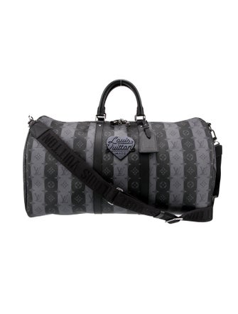 Louis Vuitton x Nigo Monogram Stripe Eclipse Keepall Bandouliere 55