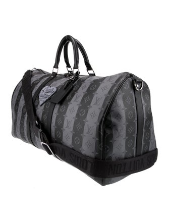 Louis Vuitton x Nigo Monogram Stripe Eclipse Keepall Bandouliere 55