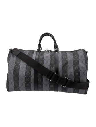 Louis Vuitton x Nigo Monogram Stripe Eclipse Keepall Bandouliere 55
