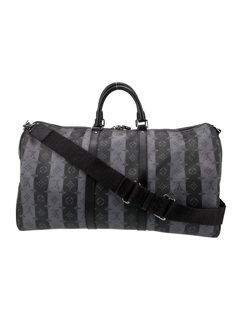 Louis Vuitton x Nigo Monogram Stripe Eclipse Keepall Bandouliere 55
