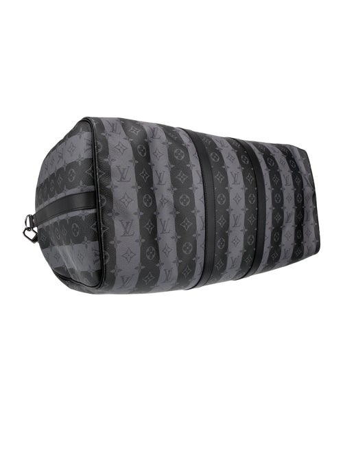 Louis Vuitton x Nigo Monogram Stripe Eclipse Keepall Bandouliere 55