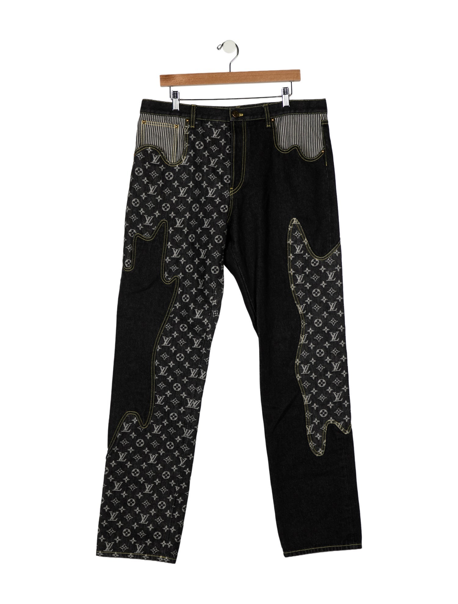 Louis Vuitton x Nigo 2022 Straight-Leg Jeans