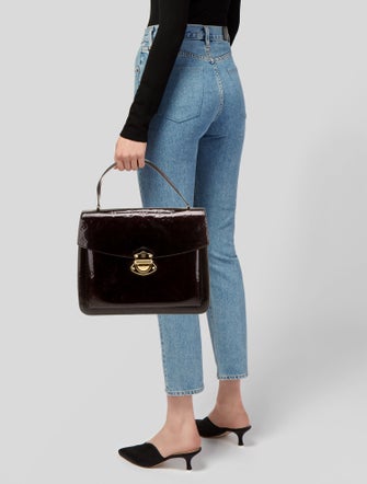 Louis Vuitton Monogram Vernis Top Handle Bag