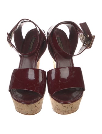 Louis Vuitton Patent Leather Sandals