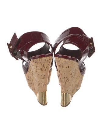 Louis Vuitton Patent Leather Sandals