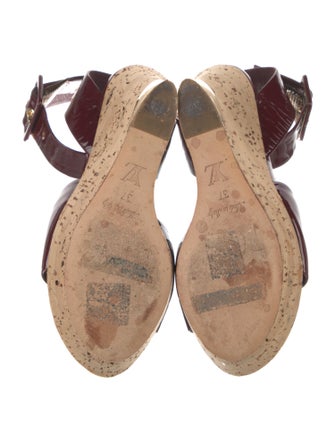 Louis Vuitton Patent Leather Sandals