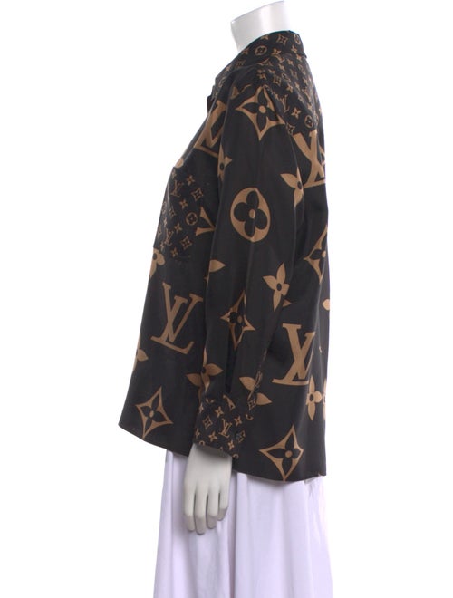 Louis Vuitton 2021 Silk Button-Up Top