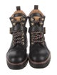 Louis Vuitton LV Monogram Leather Combat Boots