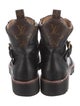 Louis Vuitton LV Monogram Leather Combat Boots