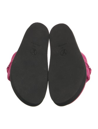 Louis Vuitton Monogram Pattern Leather Slides