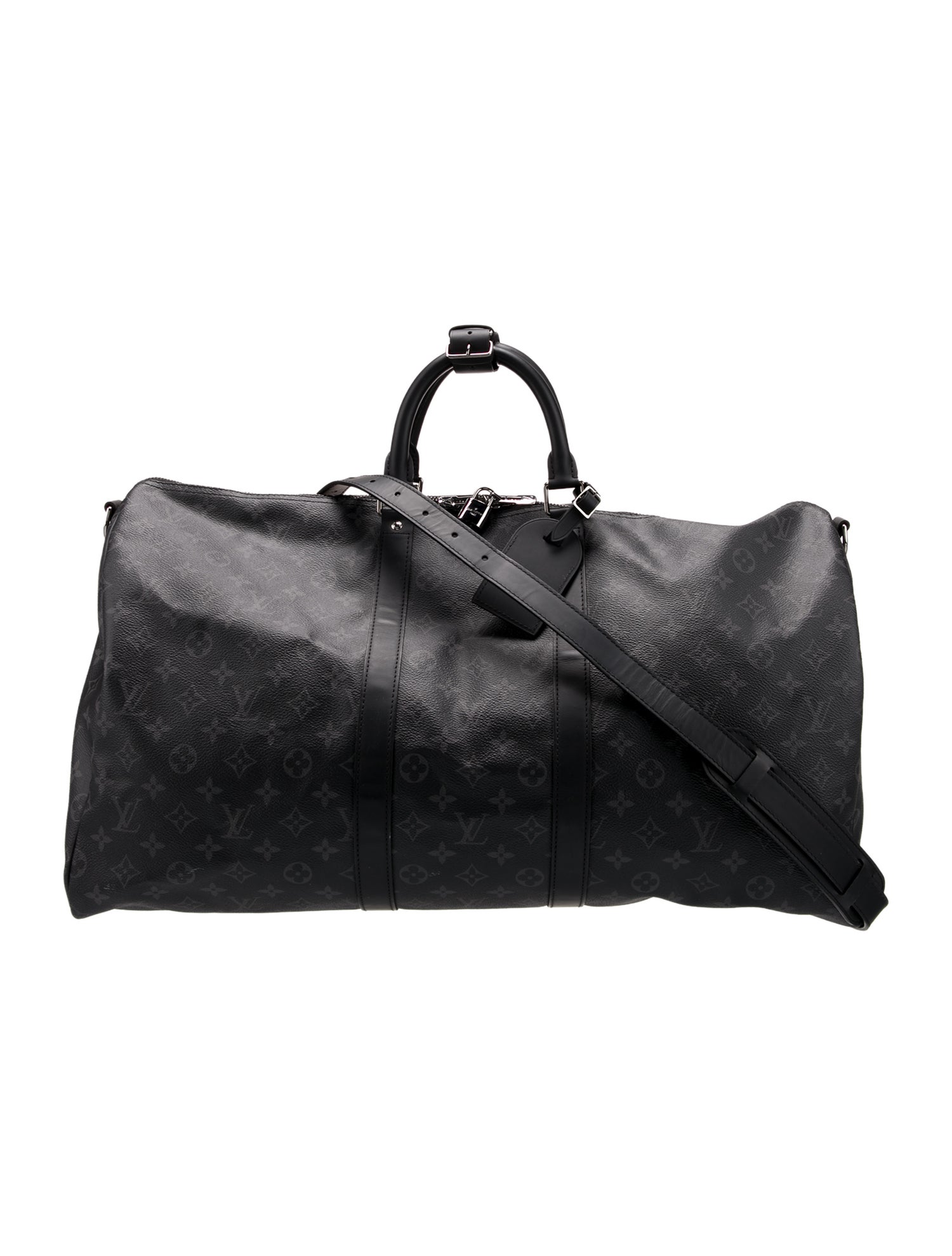 Louis Vuitton Monogram Eclipse Keepall Bandouliere 55
