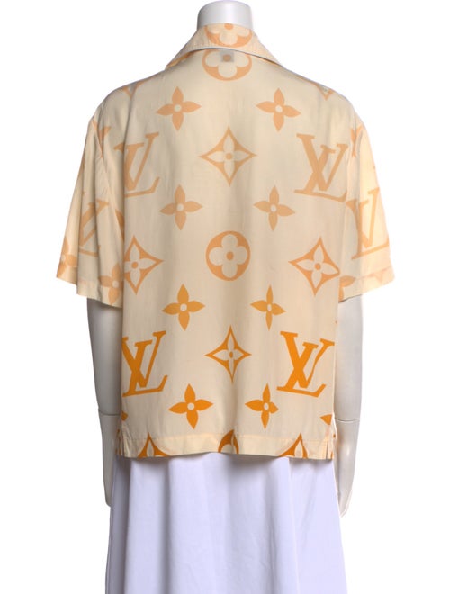 Louis Vuitton 2021 Silk Button-Up Top