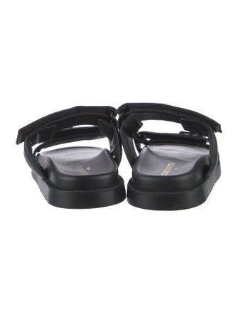Louis Vuitton LV Monogram Leather Slides