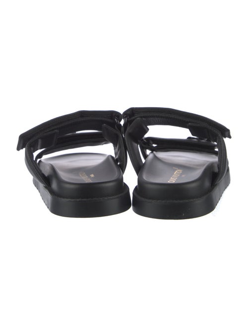 Louis Vuitton LV Monogram Leather Slides