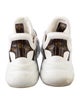 Louis Vuitton LV Monogram Leather Trim Embellishment Chunky Sneakers